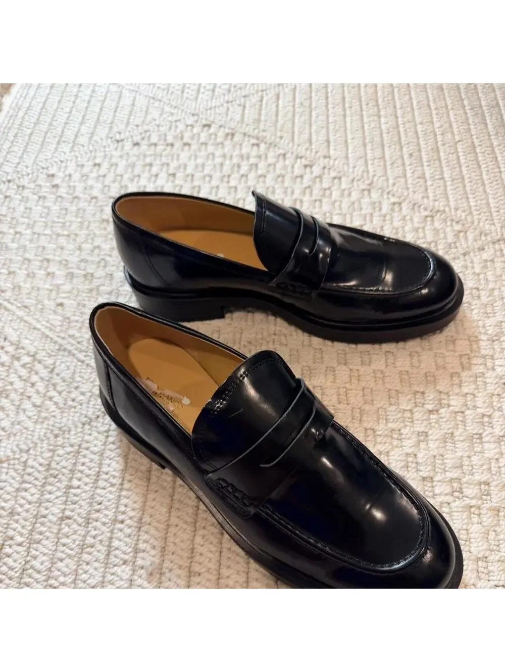 Tony Bianco Cherish Loafer in Black Hi Shine
